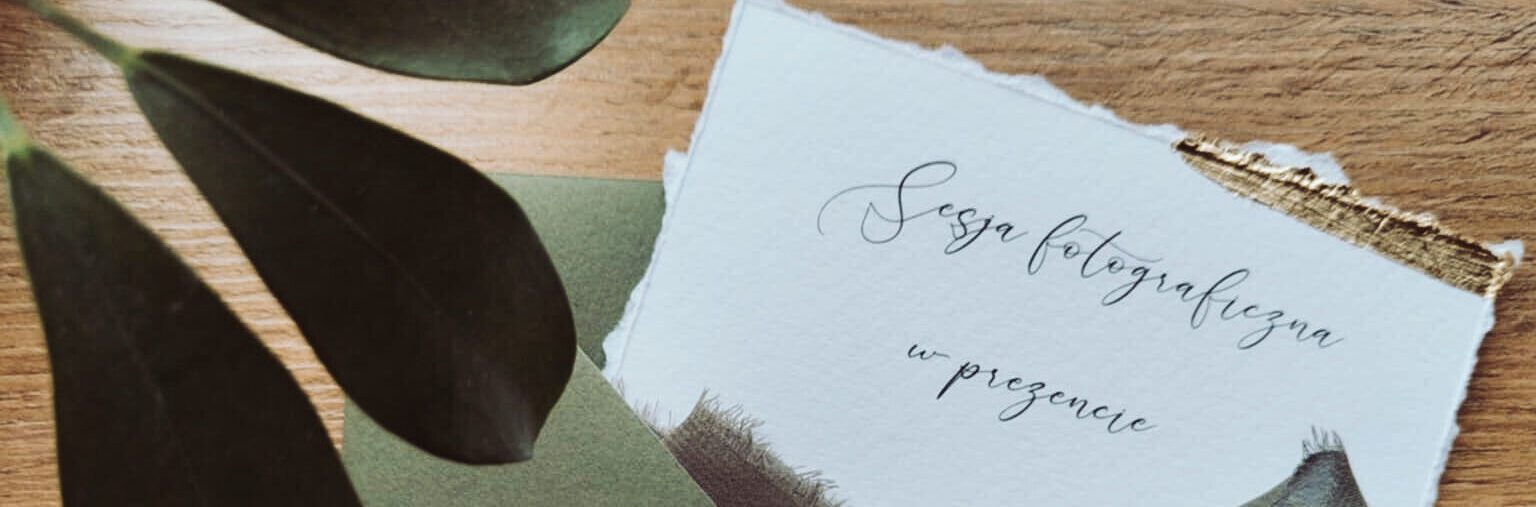 voucher na sesję dla kobiety