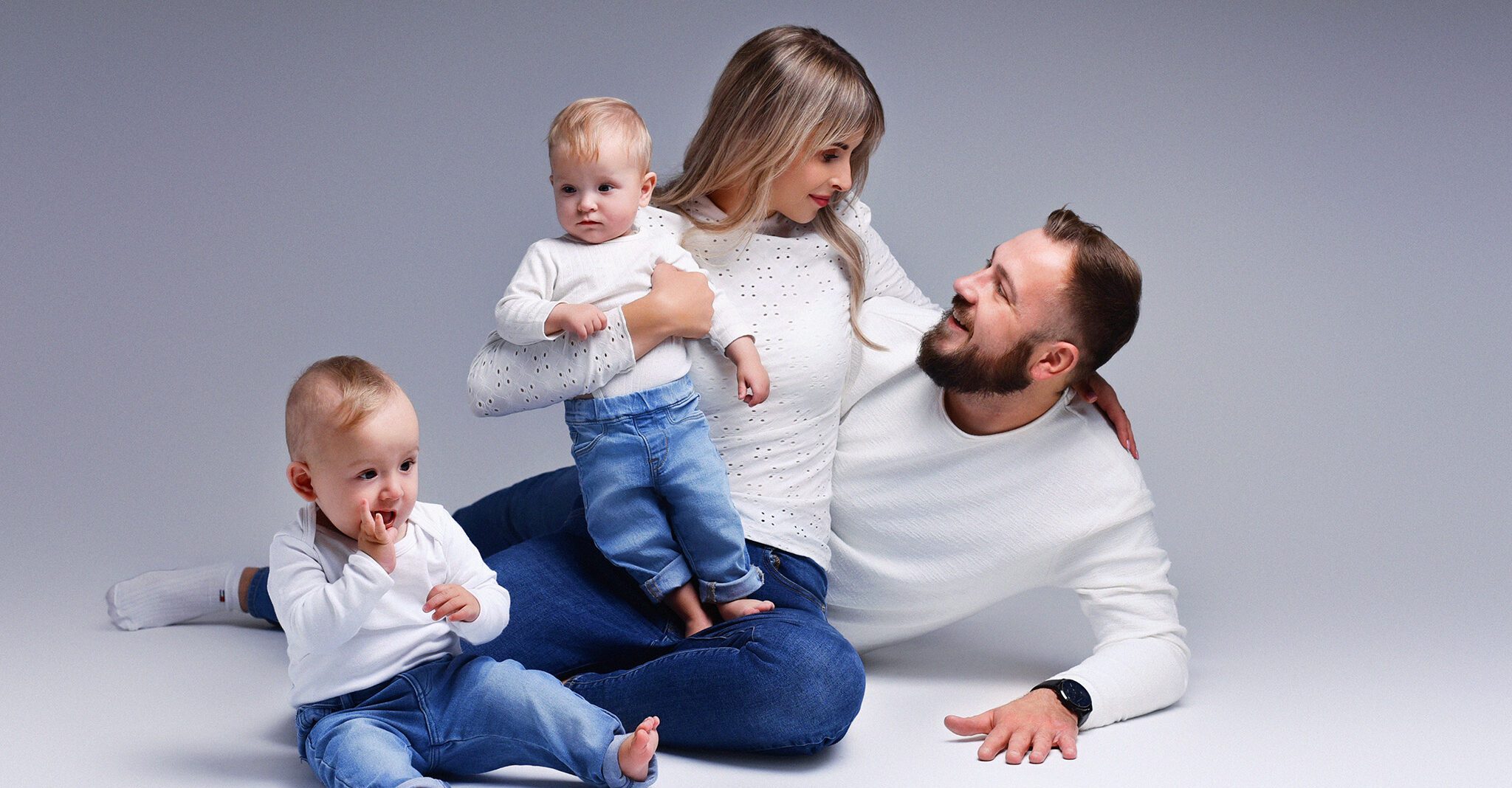 sesja rodzinna bliźniaki